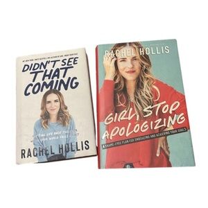 Rachel Hollis Book Bundle | Girl, Stop Apologizing & Didn’t See That Coming